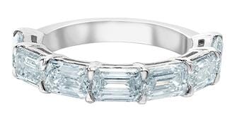 White Gold Lab-Grown Diamond Ring.