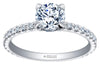 White Gold Canadian Diamond Engagement 1.00 CTR1.30 Ct (CSI), Total Diamond Weight