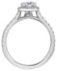 White Gold Canadian Diamond Engagement Ring.