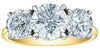 Yellow Gold Engagement Ring. Featuring Signature Created Lab Grown Diamonds.