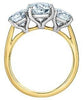 Yellow Gold Engagement Ring. Featuring Signature Created Lab Grown Diamonds.