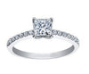 White Gold Engagement Ring. Featuring Signature Created Lab Grown Diamonds.