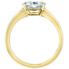 Yellow Gold Lab-Grown Diamond Solitaire Engagement Ring.