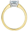 Yellow Gold Lab-Grown Diamond Solitaire Engagement Ring.