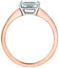 Rose Gold Lab-Grown Diamond Solitaire Engagement Ring.