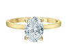 Yellow Gold Lab-Grown Diamond Engagement Ring.