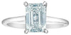 White Gold Lab-Grown Diamond Solitaire Engagement Ring.
