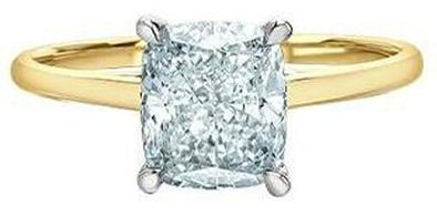 Yellow Gold Engagement Ring. Featuring A Signature Created Lab Grown Center Diamond.