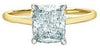 Yellow Gold Engagement Ring. Featuring A Signature Created Lab Grown Center Diamond.