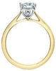 Yellow Gold Lab-Grown Diamond Engagement Ring.