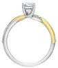 White Gold Lab-Grown Diamond Engagement Ring.