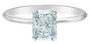 White Gold Lab-Grown Diamond Engagement Ring.