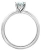 White Gold Lab-Grown Diamond Engagement Ring.