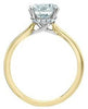 Yellow Gold Lab-Grown Diamond Engagement Ring.