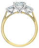 Yellow Gold Lab-Grown Diamond Engagement Ring.