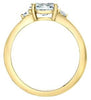 Yellow Gold Lab-Grown Diamond Engagement Ring.