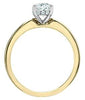 Yellow Gold Lab-Grown Diamond Engagement Ring.