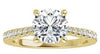Yellow Gold Engagement Ring. Featuring Signature Created Lab Grown Diamonds.