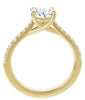 Yellow Gold Engagement Ring. Featuring Signature Created Lab Grown Diamonds.