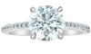 White Gold Lab-Grown Diamond Engagement Ring.
