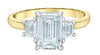 Yellow Gold Lab-Grown Diamond Engagement Ring.