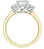 Yellow Gold Lab-Grown Diamond Engagement Ring.