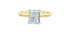 Yellow Gold Lab-Grown Diamond Solitaire Engagement Ring.