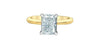 Yellow Gold Lab-Grown Diamond Solitaire Engagement Ring.