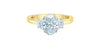 Yellow Gold Lab-Grown Diamond Engagement Ring.