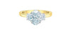 Yellow Gold Lab-Grown Diamond Engagement Ring.