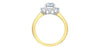 Yellow Gold Lab-Grown Diamond Engagement Ring.