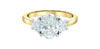 Yellow Gold Lab-Grown Diamond Engagement Ring.
