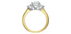 Yellow Gold Lab-Grown Diamond Engagement Ring.