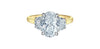 Yellow Gold Lab-Grown Diamond Engagement Ring.