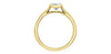 Yellow Gold Lab-Grown Diamond Engagement Ring.