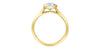 Yellow Gold Lab-Grown Diamond Solitaire Engagement Ring.