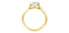 Yellow Gold Lab-Grown Diamond Solitaire Engagement Ring.