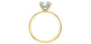 Yellow Gold Lab-Grown Diamond Engagement Ring.