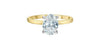 Yellow Gold Lab-Grown Diamond Engagement Ring.