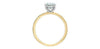 Yellow Gold Lab-Grown Diamond Engagement Ring.