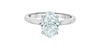 White Gold Lab-Grown Diamond Engagement Ring.