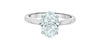 White Gold Lab-Grown Diamond Engagement Ring.