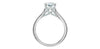 White Gold Lab-Grown Diamond Engagement Ring.