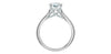 White Gold Lab-Grown Diamond Engagement Ring.