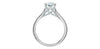 White Gold Lab-Grown Diamond Engagement Ring.