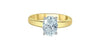 Yellow Gold Lab-Grown Diamond Engagement Ring.