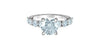 White Gold Lab-Grown Diamond Engagement Ring.