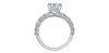 White Gold Lab-Grown Diamond Engagement Ring.