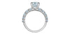 White Gold Lab-Grown Diamond Engagement Ring.