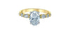 Yellow Gold, White Gold Lab-Grown Diamond Engagement Ring.